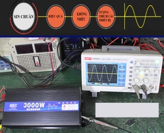 Bộ đổi nguồn kích điện 3000W Inverter sin chuẩn 12V lên 220V Đồng hồ hiển thị thông số