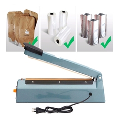 Máy dán miệng túi, máy ép hàn miệng túi PFS-300 hàn nhiệt nhanh, đa dạng loại túi