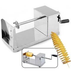 Máy cắt lốc xoáy khoai tây chất liệu inox không gỉ, dễ vệ sinh