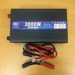 Bộ đổi nguồn kích điện 3000W Inverter sin chuẩn 12V lên 220V Đồng hồ hiển thị thông số