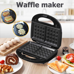 Máy nướng bánh kẹp tàn ong, làm bánh waffle khuôn vuông HAEGER 750W