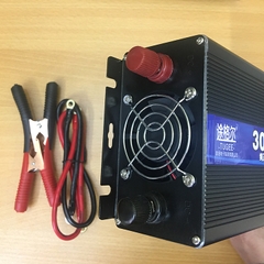 Bộ đổi nguồn kích điện 3000W Inverter sin chuẩn 12V lên 220V Đồng hồ hiển thị thông số
