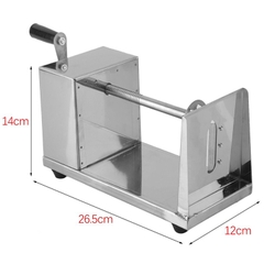 Máy cắt lốc xoáy khoai tây chất liệu inox không gỉ, dễ vệ sinh