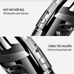 Máy hút bụi cầm tay R6053 120W lực hút mạnh 3200PA hút bụi ô tô, ghế sofa