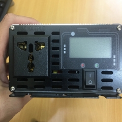 Bộ đổi nguồn kích điện 3000W Inverter sin chuẩn 12V lên 220V Đồng hồ hiển thị thông số