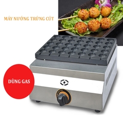 Máy nướng trứng cút xiên que 35 lỗ sử dụng gas