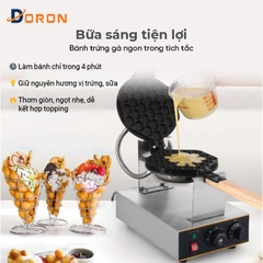 Máy làm bánh trứng gà non công nghiệp DORON_134 1400W kiểm soát nhiệt độ chính xác, bánh thơm ngon