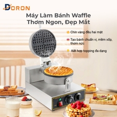 Máy làm bánh bông lan công nghiệp DORON_133 , 200W kiểm soát nhiệt độ chính xác, bánh thơm ngon