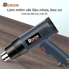 Máy khò nhiệt DORON 2500W đa năng bọc giỏ quà, dán decal, đóng seal