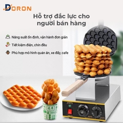Máy làm bánh trứng gà non công nghiệp DORON_134 1400W kiểm soát nhiệt độ chính xác, bánh thơm ngon