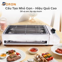 Bếp nướng BBQ điện công nghiệp DORON_169 không khói, nướng hải sản, thịt xiên