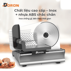 Máy cắt thịt đông lạnh DORON_174, 500W chuyên cắt thịt bò, heo, bánh mì, củ quả
