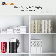 Ấm siêu tốc DORON 167 1200W dung tích 1l, tự ngắt điện khi sôi