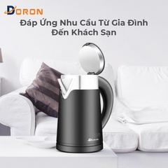 Ấm siêu tốc DORON 167 1200W dung tích 1l, tự ngắt điện khi sôi