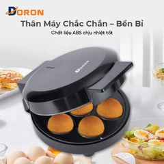 Máy làm bánh bông lan trứng DORON  DR-166 750W 7 lỗ bánh