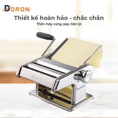 Máy cắt mì sợi, máy cán mỏng bột 2 lưỡi dao có điều chỉnh dày mỏng 5 cấp độ thuận tiện