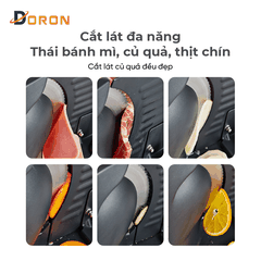 Máy cắt thịt đông lạnh DORON_174, 500W chuyên cắt thịt bò, heo, bánh mì, củ quả
