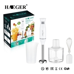Máy xay sinh tố cầm tay HAEGER RAF 800W 4IN1 đánh trứng, xay thực phẩm