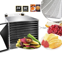 Máy sấy trái cây, sấy thực phẩm DEHYDRATOR 800W 10 tầng sấy khô tiết kiệm điện năng