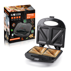 Máy nướng bánh mì sandwich HAEGER RAF 750W làm bánh hotdog waffle
