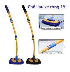 Chổi rửa xe ô tô cán dài - Chổi lau xe ô tô cán dài 3 mức gấp gọn