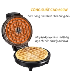 Máy làm bánh đa năng SOKANY 600W 3 in 1 nướng làm hình thú, waffle, donut