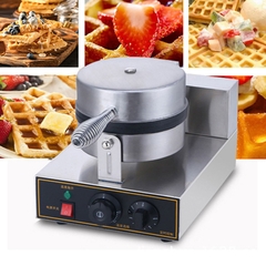 Máy làm bánh waffle công nghiệp, nướng bánh kẹp tàn ong khuôn trái tim