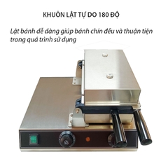 Máy làm bánh waffle tay mèo 1800W gia nhiệt kép 2 mặt, chống dính telfon siêu bền