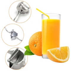 Dụng cụ ép hoa quả ép trái cây cầm tay, chất liệu gang an toàn bền bỉ