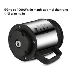 Máy xay thịt đa năng SOKANY 1000W cối lớn 5L inox 6 lưỡi dao thép không gỉ