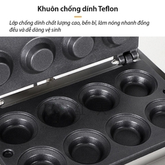 Máy làm đế bánh Tart trứng công nghiệp chống dính telfon siêu bền