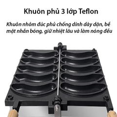 Máy làm bánh hình quả chuối vàng phomai mặt cười hot trend