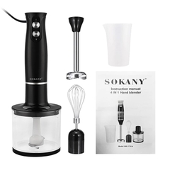 Máy xay sinh tố cầm tay 4IN1 SOKANY WK-1710 xay thịt, đánh trứng, rau củ…