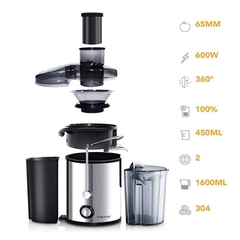 Máy ép trái cây nhanh SOKANY 600W khởi động êm, điều chỉnh tốc độ