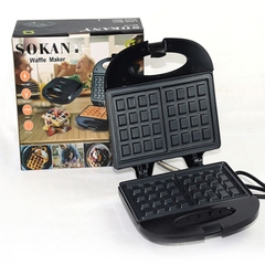 Máy nướng bánh waffle, làm bánh kẹp tàn ong SOKANY 750W