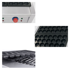 Máy nướng bánh bạch tuộc đôi 4000W kiểm soát nhiệt độ chính xác, bánh thơm ngon