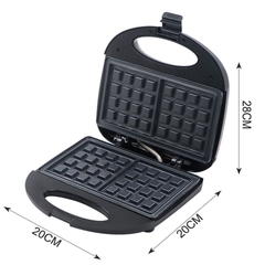 Máy nướng bánh kẹp tàn ong, làm bánh waffle khuôn vuông HAEGER 750W