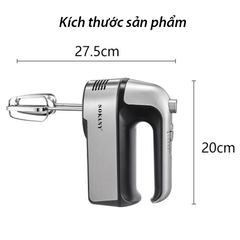 Máy đánh trứng, trộn bột SOKANY 800W kiểu dáng sang trọng, hoạt động êm ái