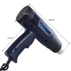 Máy khò nhiệt cầm tay 2200W đóng gói hàng hóa, dán decal