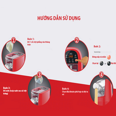 Máy làm mì tươi tự động SOKANY SK-1776 260W kèm loại 13 khuôn