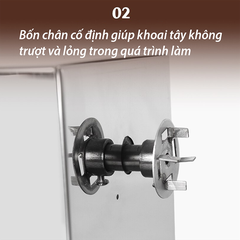 Máy gọt khoai tây lốc xoáy, cắt củ hình lốc xoáy chạy điện