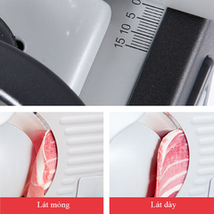Máy cắt thịt đông SOKANY 500W chuyên cắt thịt bò, heo, bánh mì, củ quả