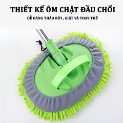 Chổi rửa xe ô tô sợi mềm, chổi lau xe chuyên dụng dành cho xe hơi