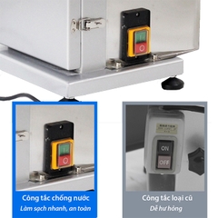 Máy cưa xương, thịt, cá đông lạnh công suất cao 650W chất liệu inox