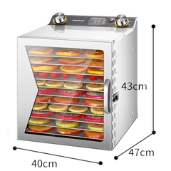 Máy sấy trái cây, sấy thực phẩm DEHYDRATOR 800W 10 tầng sấy khô tiết kiệm điện năng