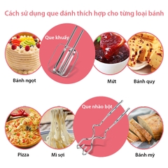 Máy đánh trứng, trộn bột SOKANY 800W kiểu dáng sang trọng, hoạt động êm ái