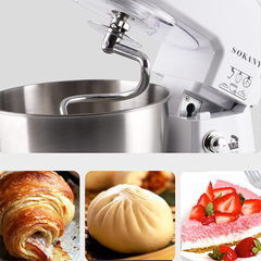 Máy đánh trứng trộn bột SOKANY SC-209 âu trộn 4L 800W đánh kem, nhào bột