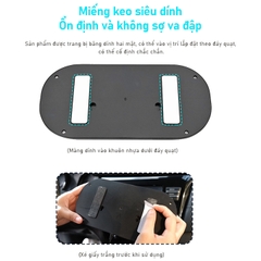 Quạt xe hơi mini 10W 2 tốc độ, tiếng ồn thấp hỗ trợ làm điều hóa xe hơi