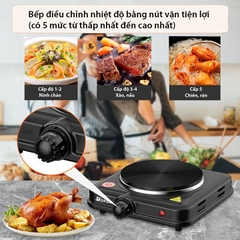 Bếp điện mini đa năng DORON 1500W chống quá nhiệt, an toàn cho mọi gia đình