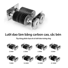 Máy cắt thịt tươi sống 850W thái bì tai heo thịt bò tươi sống và tái chín Dao 5MM